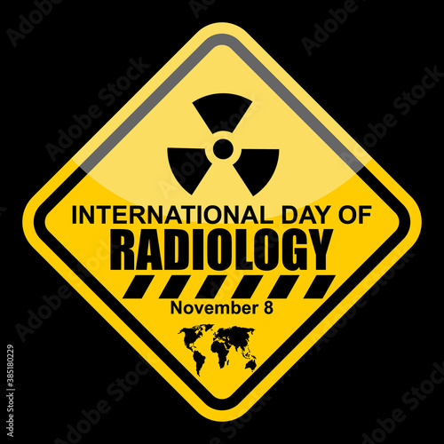 International Day Of RADIOLOGY, poster and Banner Vector