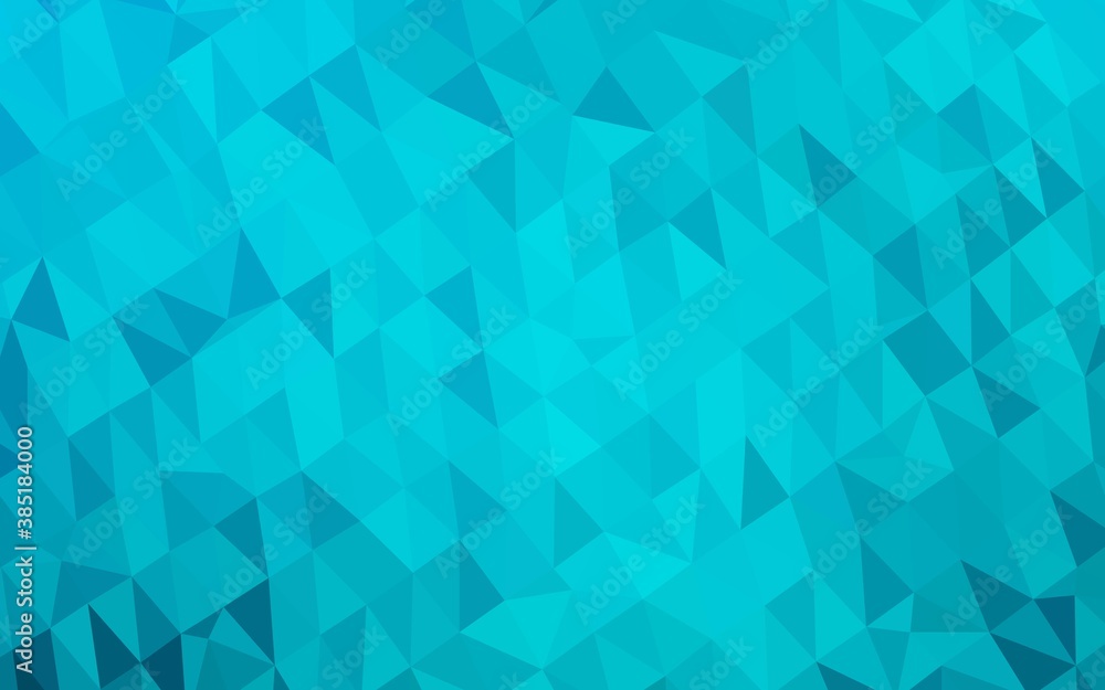 Light BLUE vector abstract mosaic backdrop.