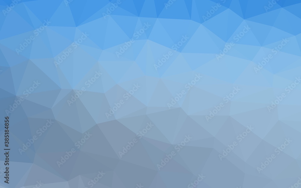 Light BLUE vector polygon abstract layout. Light BLUE vector polygon abstract layout.