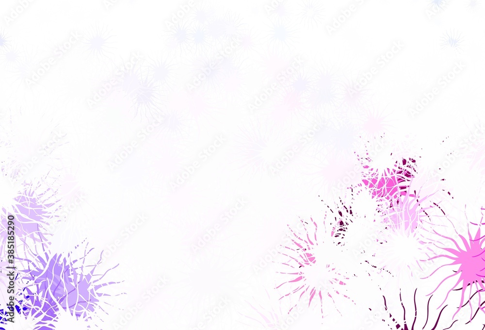 Light Purple vector pattern with random forms. Light Purple vector pattern with random forms.