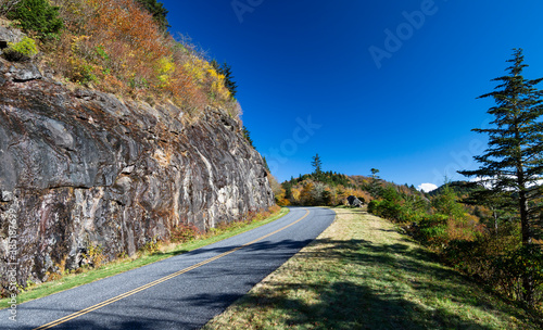 The Blue Ridge Parkway in North Carolina