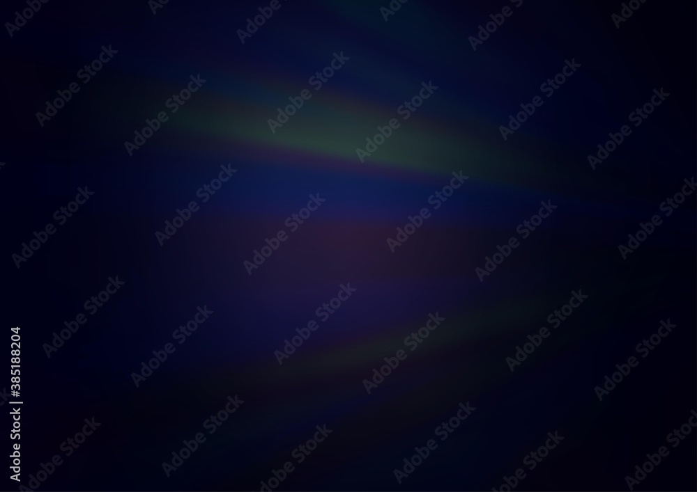 Fototapeta premium Dark BLUE vector blurred bright pattern.