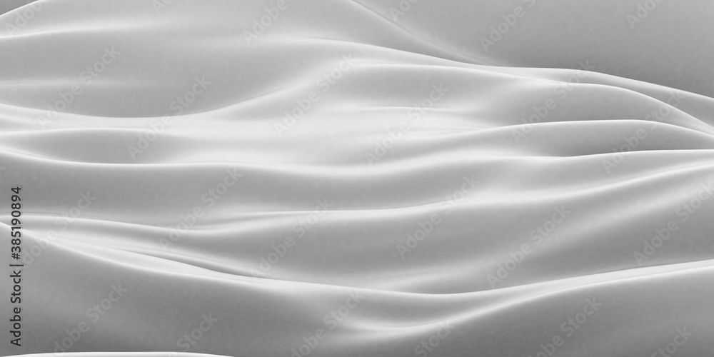 Fototapeta premium White abstract liquid wavy background