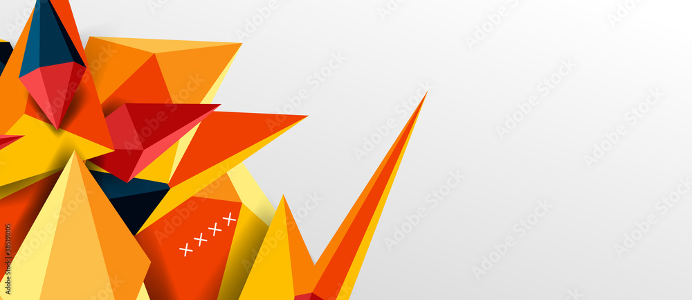 3d low poly abstract shape background vector illustration 3d low poly abstract shape background vector illustration
