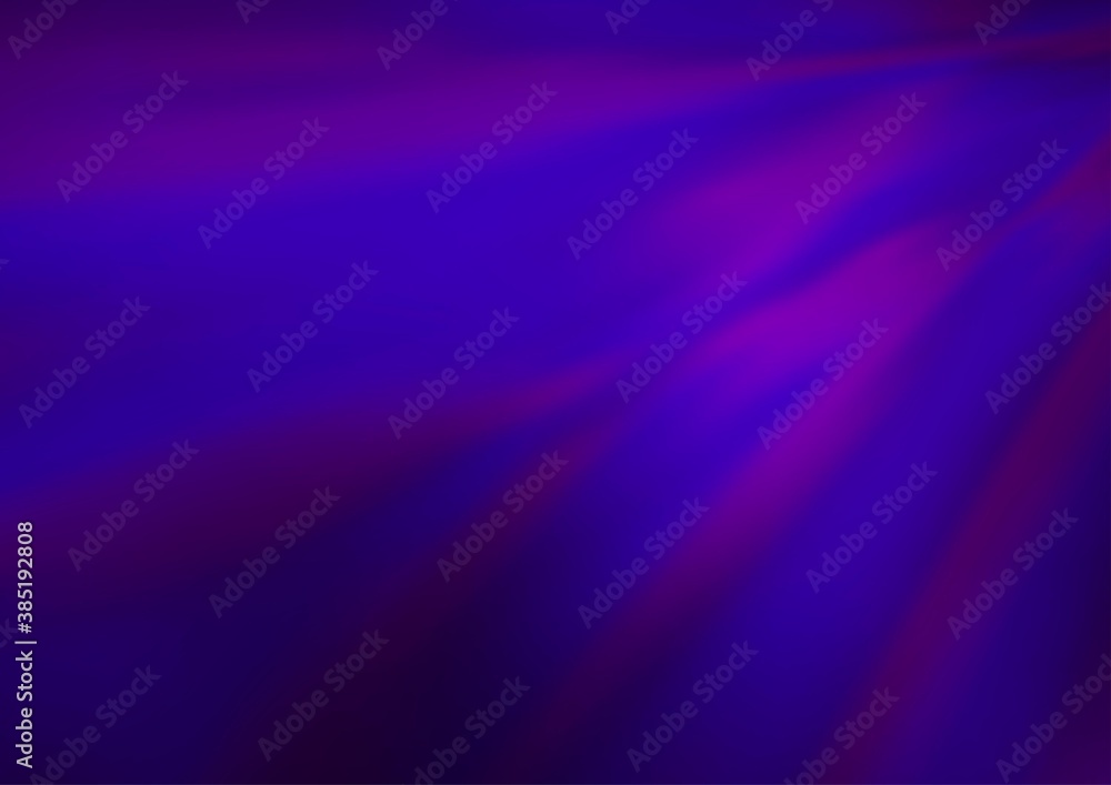 Fototapeta premium Dark Purple vector blurred bright background.