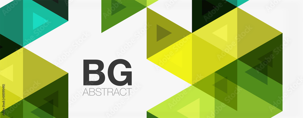 Mosaic triangle pattern abstract background for cover, banner, flyer and poster and other template Mosaic triangle pattern abstract background for cover, banner, flyer and poster and other template