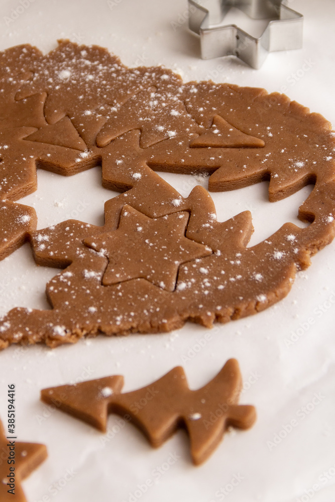Cooking Christmas gingerbread cookies Cooking Christmas gingerbread cookies