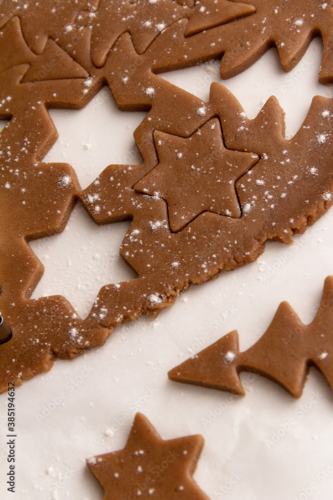 Cooking Christmas gingerbread cookies Cooking Christmas gingerbread cookies