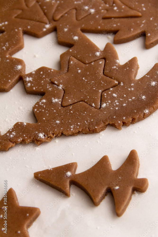Cooking Christmas gingerbread cookies Cooking Christmas gingerbread cookies