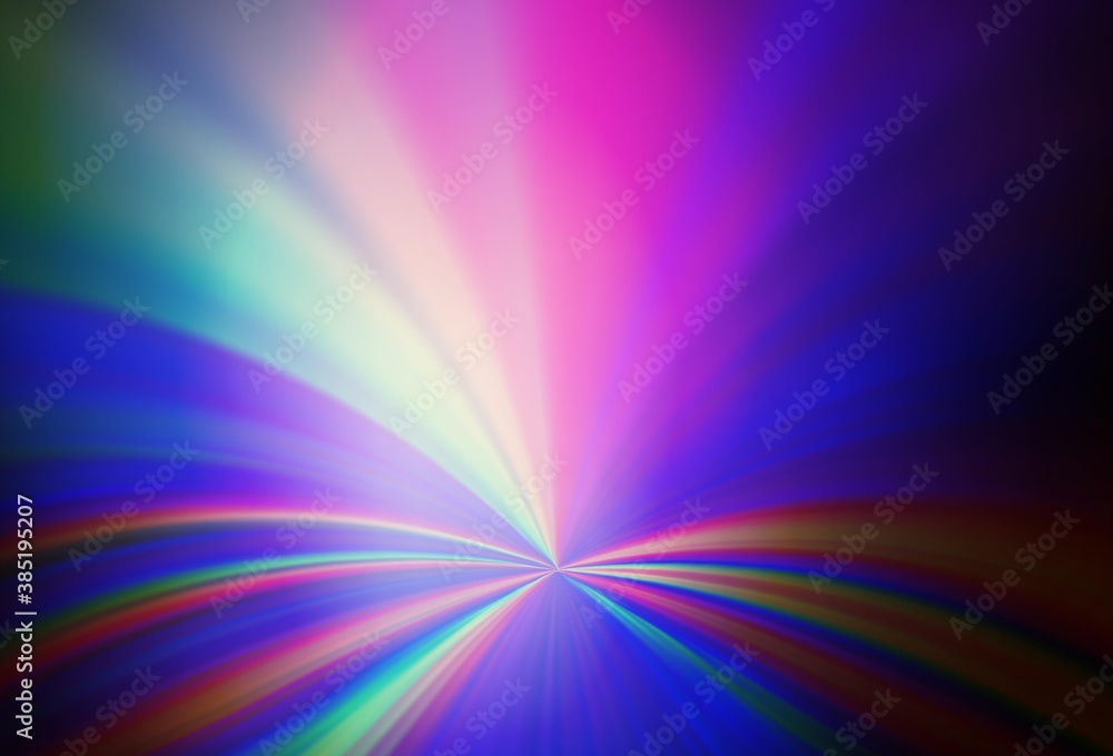 Obraz premium Dark Pink, Blue vector blurred bright template.