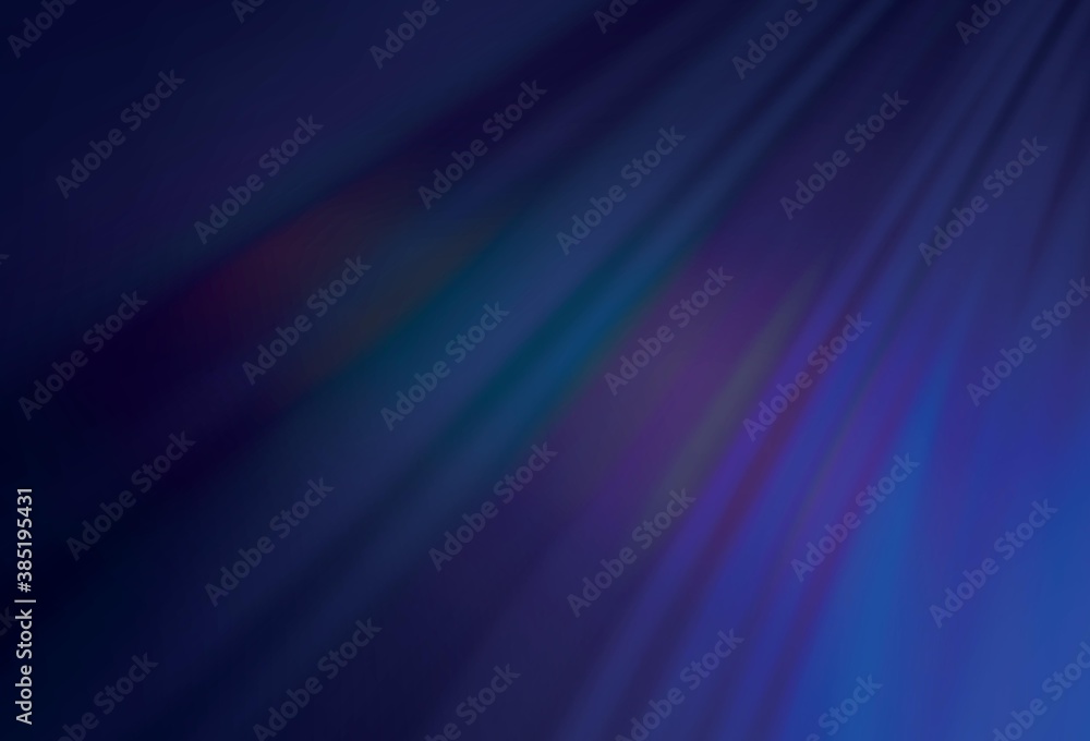 Dark Purple vector blurred template.