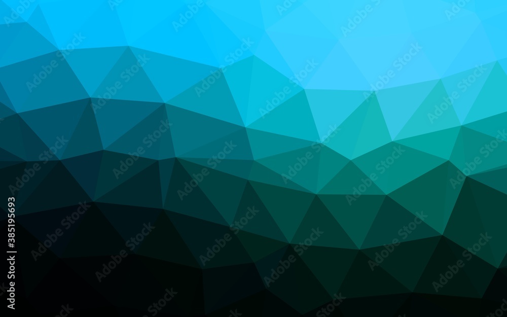 Light BLUE vector polygon abstract backdrop. Light BLUE vector polygon abstract backdrop.