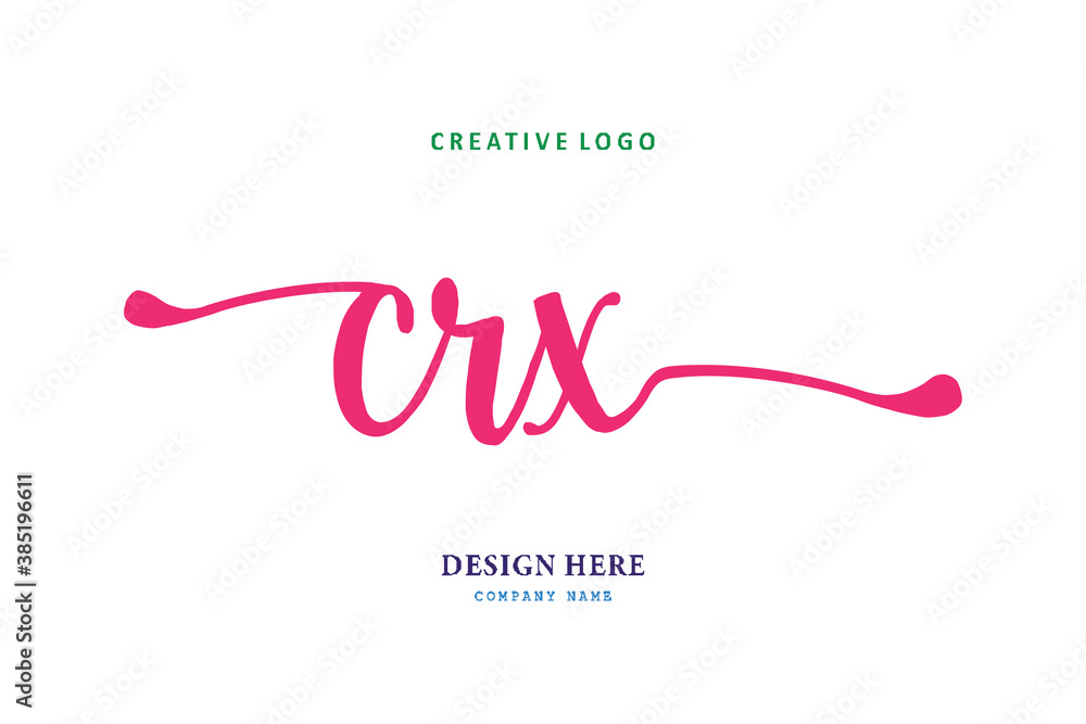 simple CRX font arrangement is easy to understand, simple and authoritative