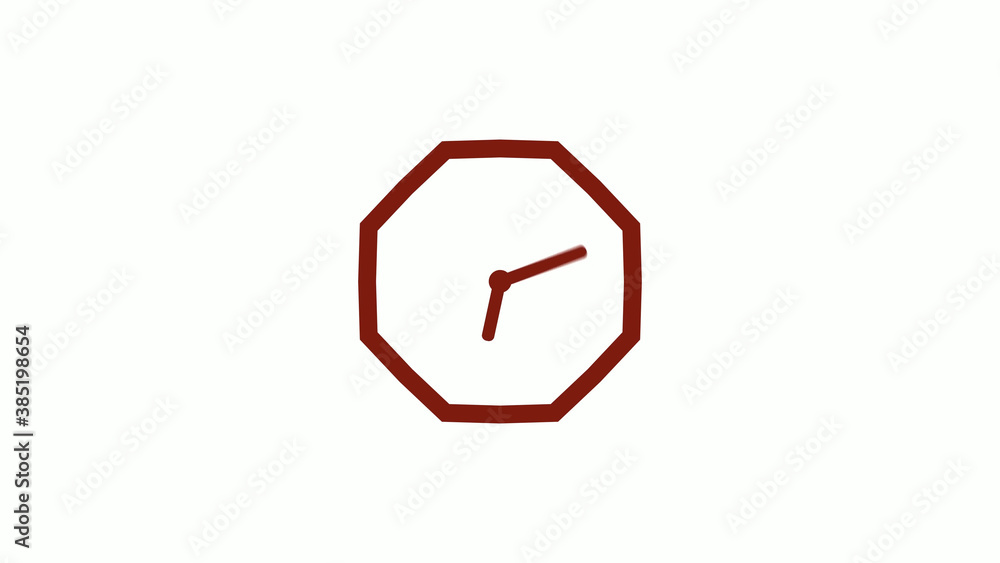 New red dark counting down cock icon on white background, 12 hours clock icon New red dark counting down cock icon on white background, 12 hours clock icon