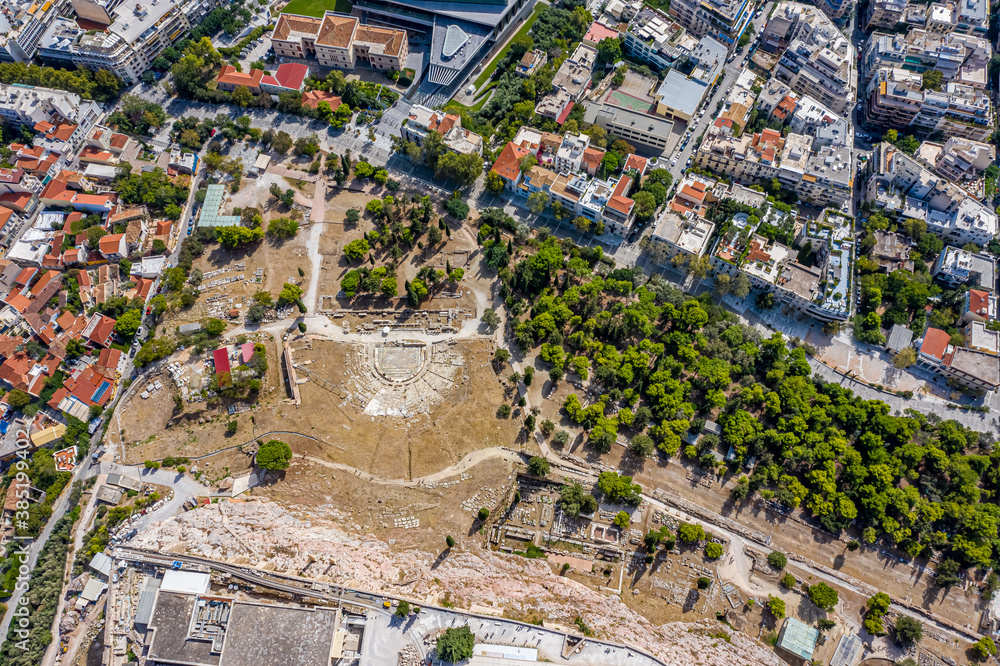 Fototapeta premium Athen aus der Luft | Akropolis in Greece from above | Griechenland von oben mit DJI Mavic 2 Drohne
