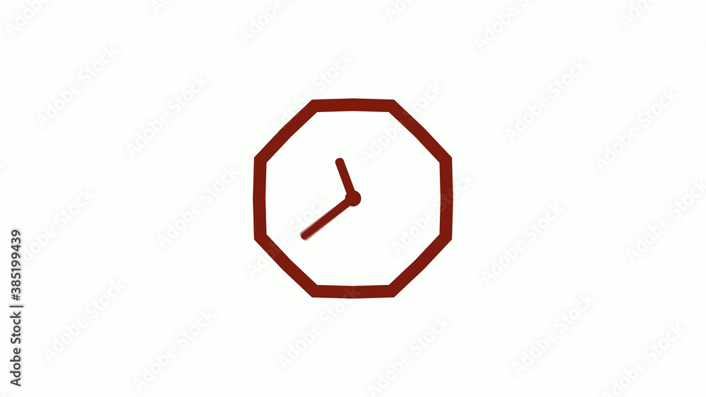 New red dark counting down cock icon on white background, 12 hours clock icon New red dark counting down cock icon on white background, 12 hours clock icon