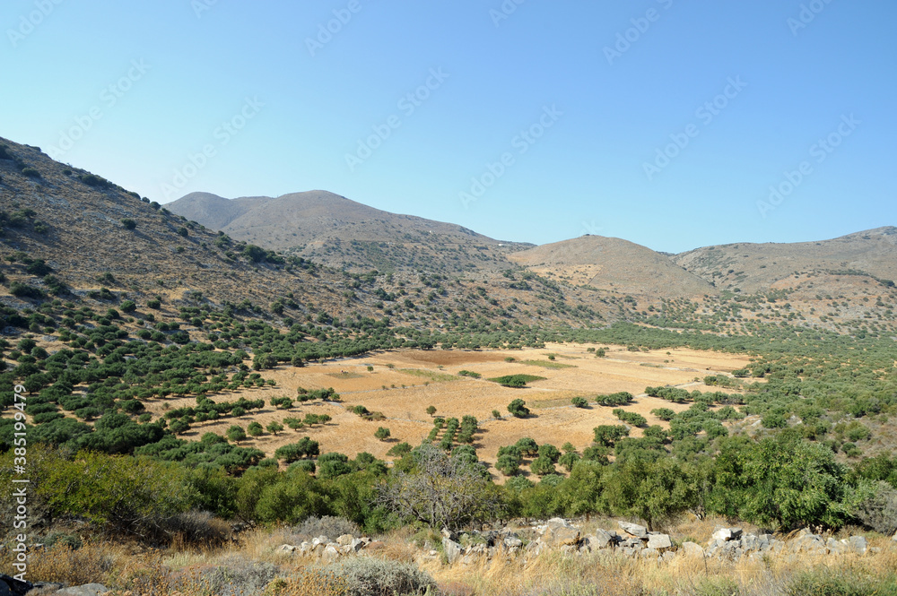 L'acropole orientale de Dréros près de Néapolis en Crète