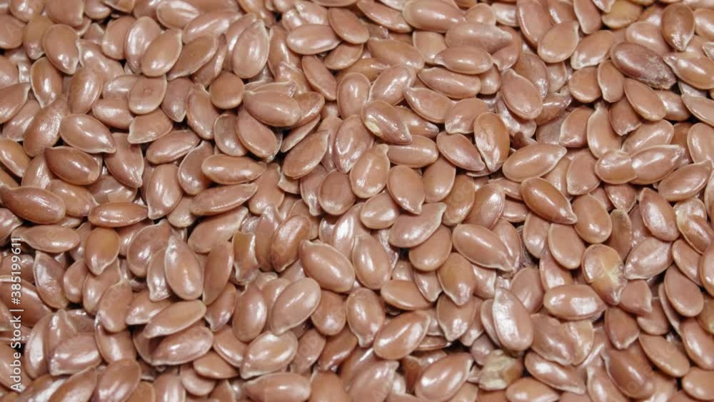 The seed of flax is close-up. The background is from flaxseeds. Extreme macro. The seed of flax is close-up. The background is from flaxseeds. Extreme macro.