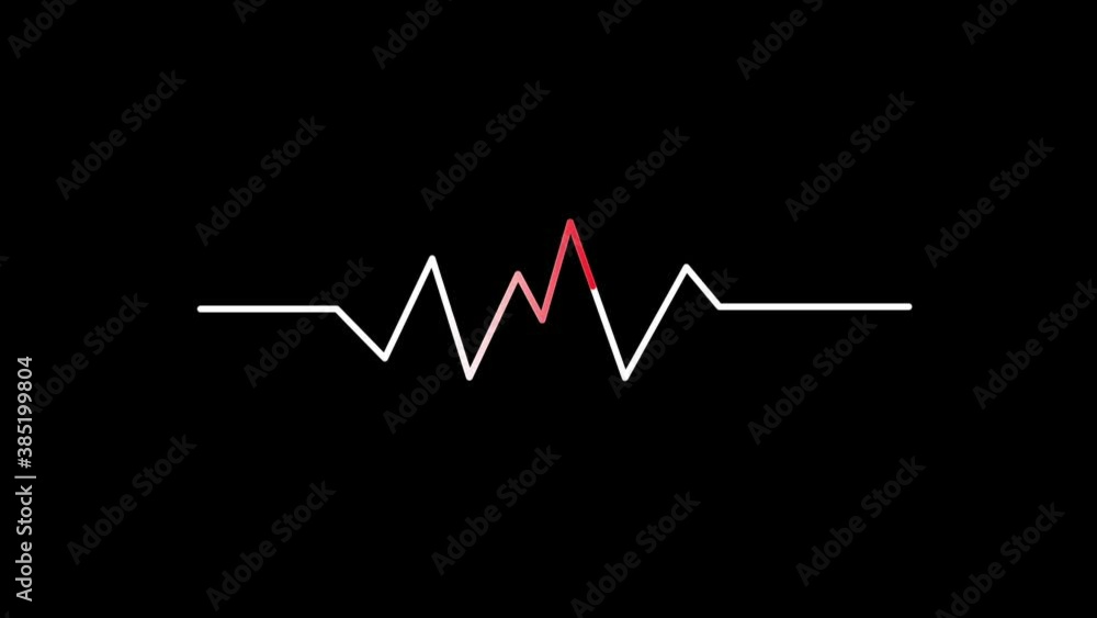 loading bar electrocardiogram screen pixelated progress animation in black background. loading bar electrocardiogram screen pixelated progress animation in black background.