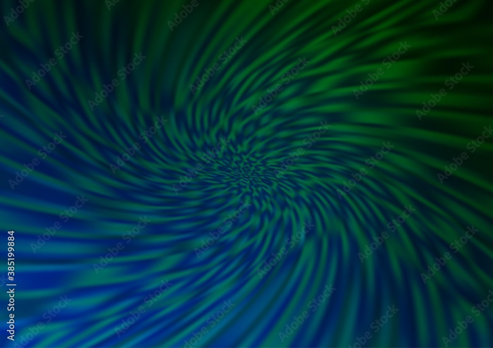 Obraz premium Dark Blue, Green vector glossy abstract background.