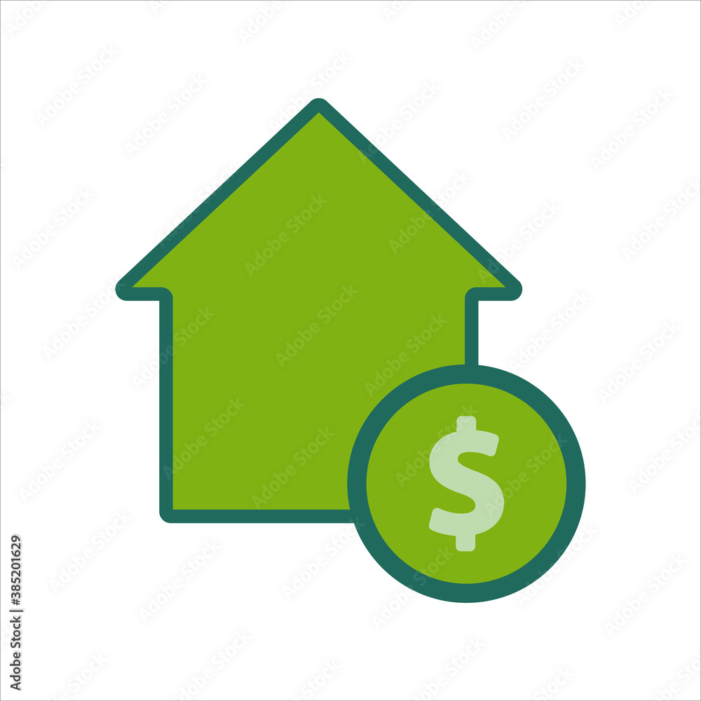 home icon. home icon with money . home icon concept for mobile and web design, design element. home icon logo illustration. home icon. home icon with money . home icon concept for mobile and web design, design element. home icon logo illustration.