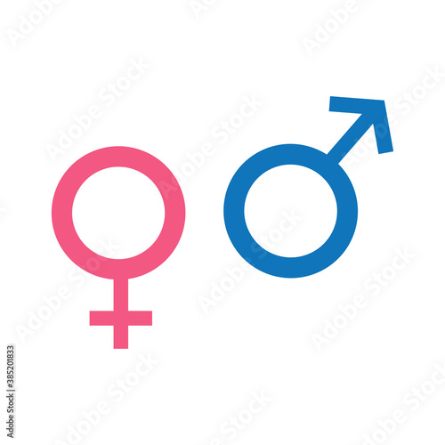 Gender icon for graphic and web design