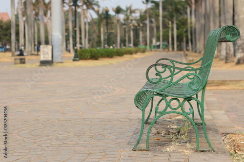 bench in the park © basuki bachri