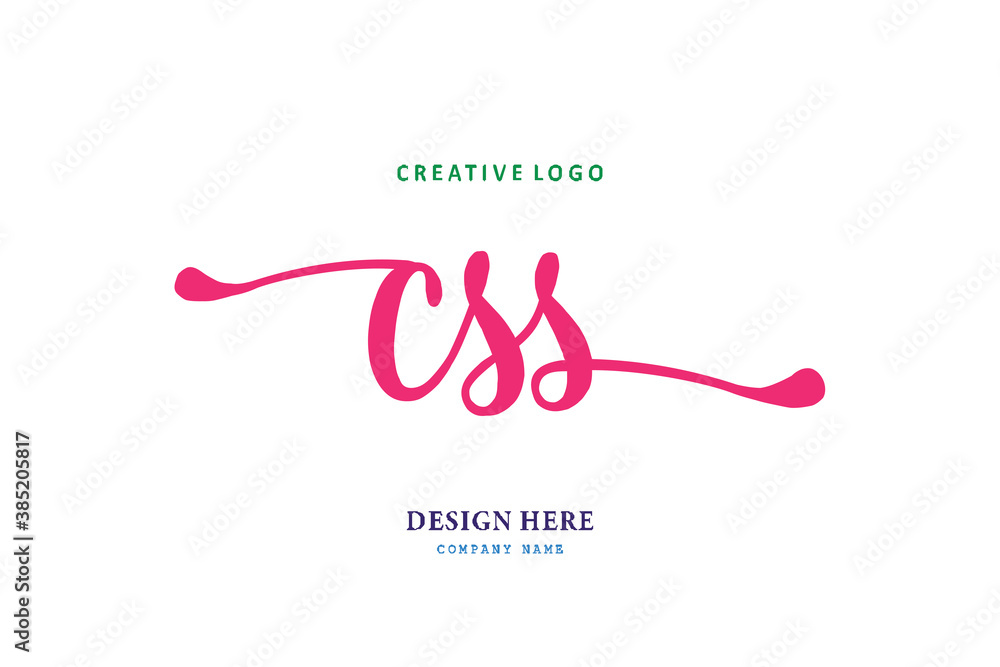 simple CSS typeface logo is easy to understand, simple and authoritative