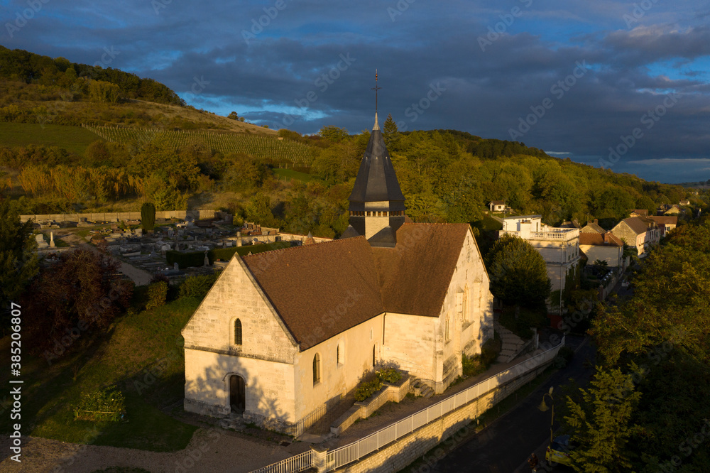 Eglise Sainte Radegonde de Giverny (Eure, France)