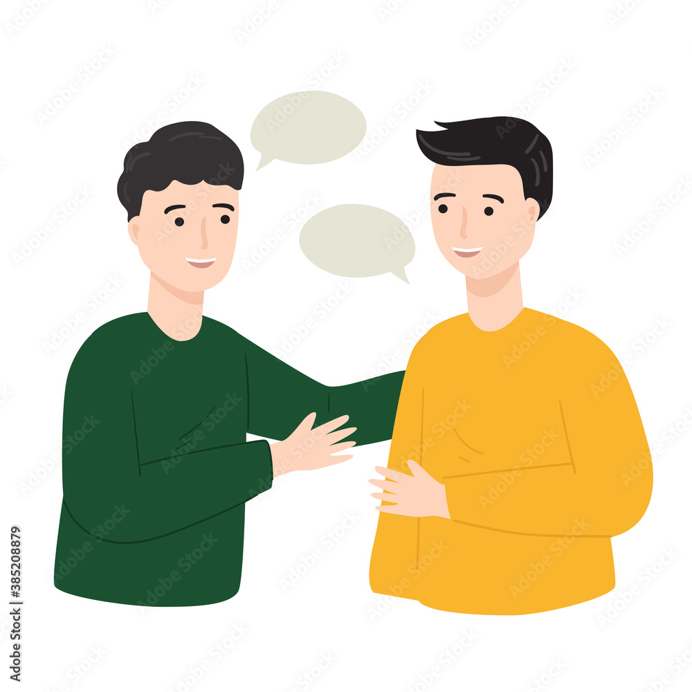 people socialiizing, saying hi vector illustration people socialiizing, saying hi vector illustration