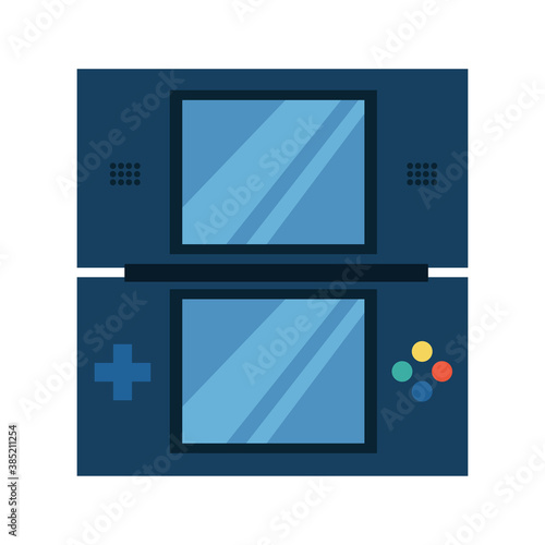 Video games console flat vector illustration icon simple and colorful for your illustration or design