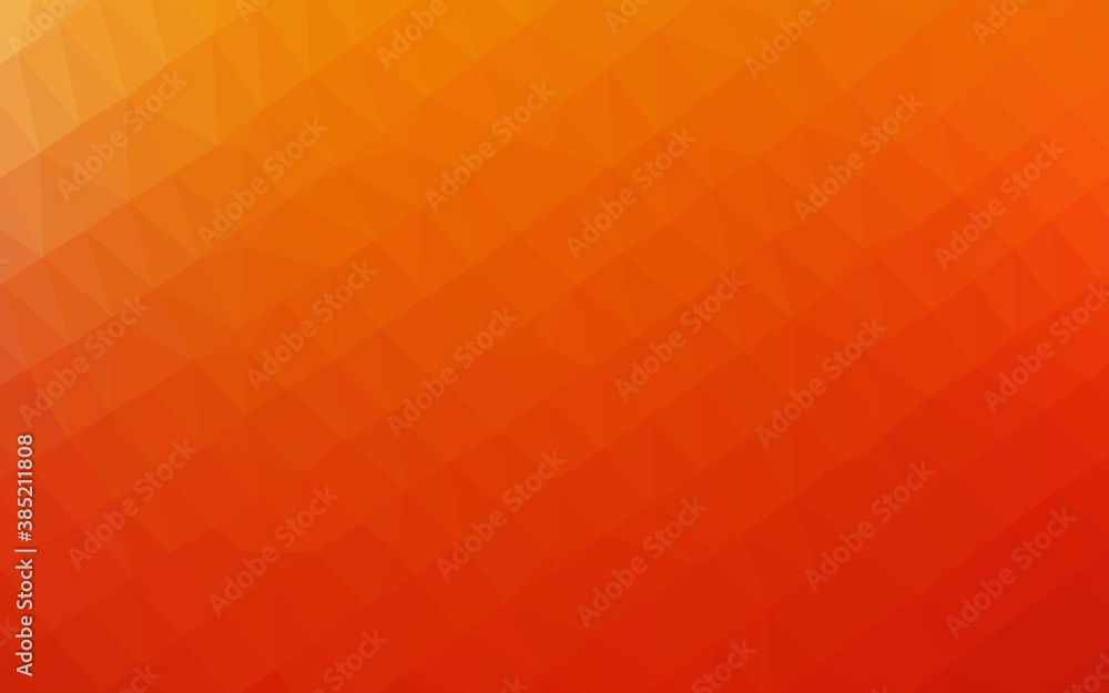 Light Red, Yellow vector polygonal background. Light Red, Yellow vector polygonal background.
