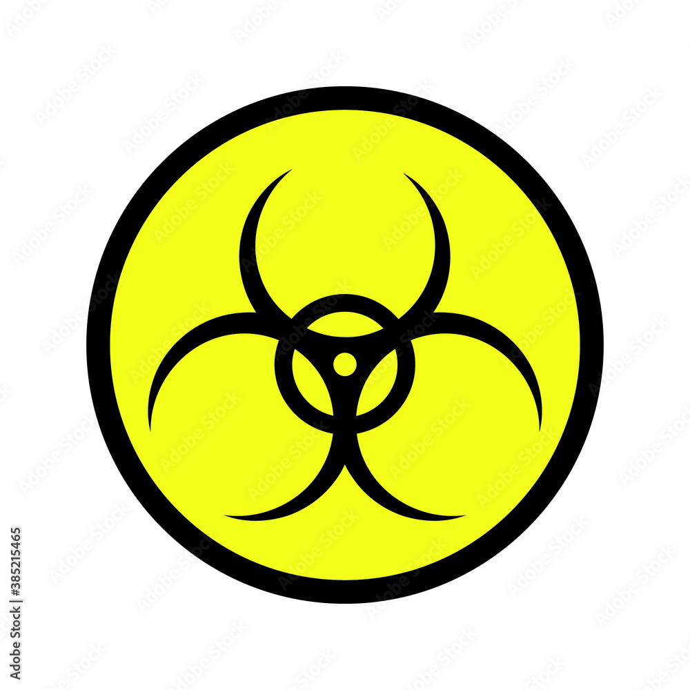 Malware Attention Hazard sign icon vector illustration Malware Attention Hazard sign icon vector illustration