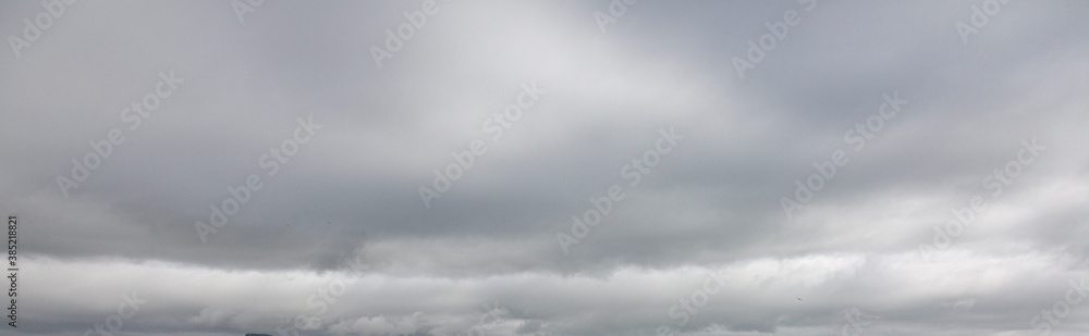 Image of a dark and cloudy sky during the day