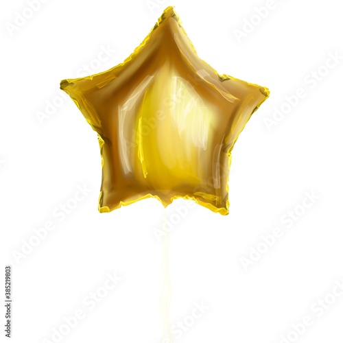 Isolated balloons for valentines day or birthday