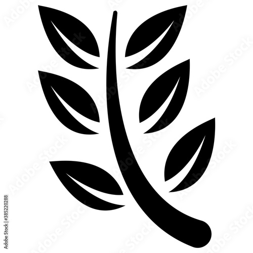 
Icon design of wheat spikelets
