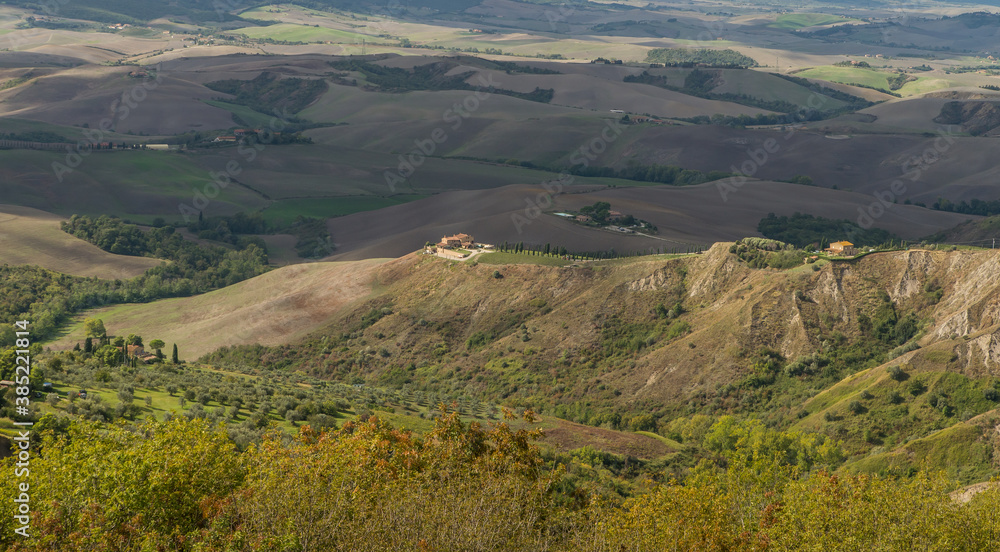 Scenic landscape of Tuscany in Italy Scenic landscape of Tuscany in Italy