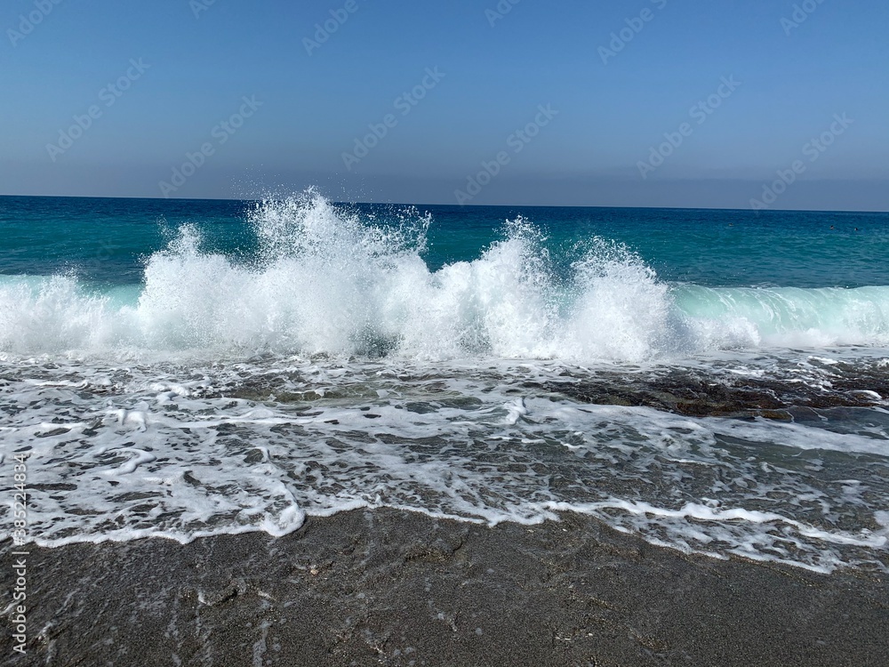 waves on the beach waves on the beach