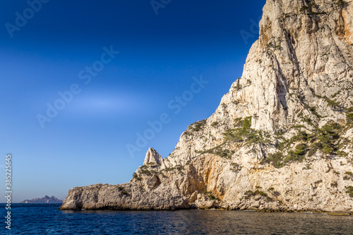 Landscape of the Calanques in Cassis, France