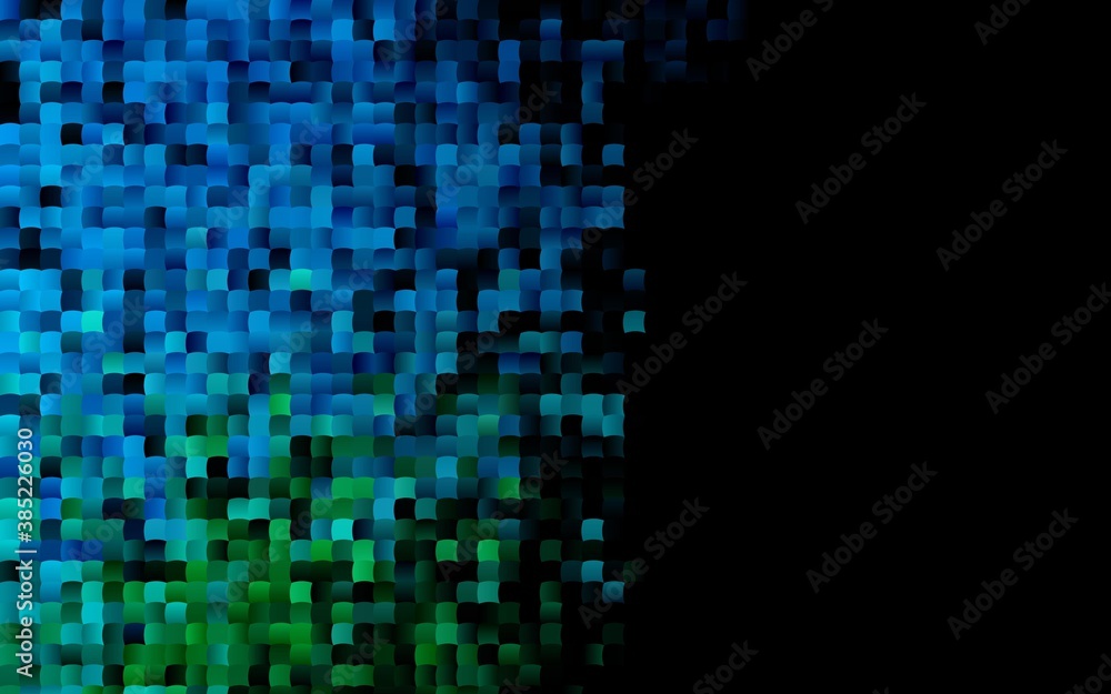 Dark Blue, Green vector template with crystals, rectangles. Dark Blue, Green vector template with crystals, rectangles.