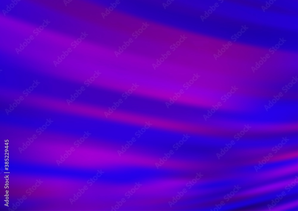 Fototapeta premium Light Purple vector blurred shine abstract template.