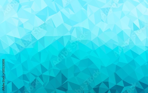 Light BLUE vector low poly texture.