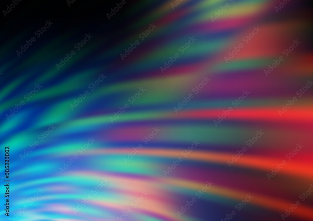Fototapeta premium Dark Blue, Red vector modern bokeh pattern.