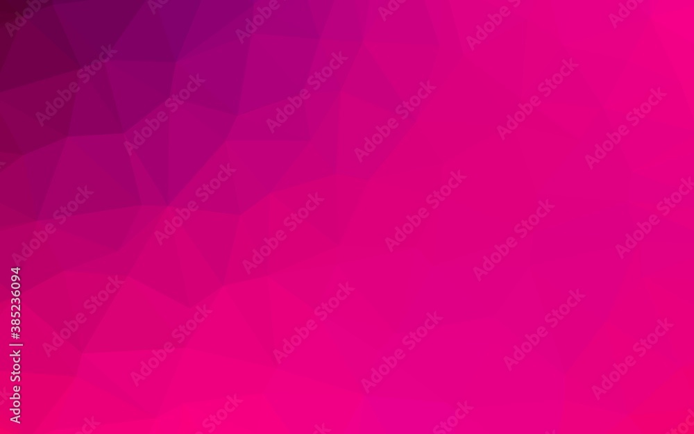 Obraz premium Light Purple, Pink vector abstract mosaic pattern.