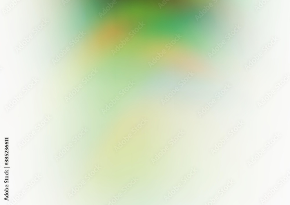 Light Green vector glossy abstract background.