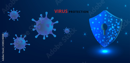  Virus protection concept. 