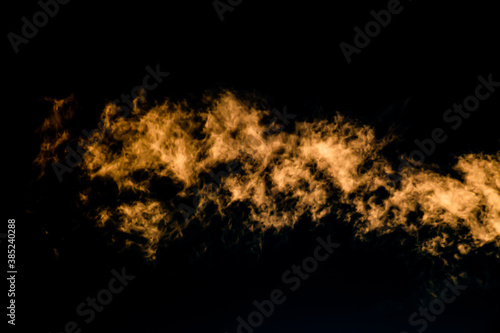 Abstract beige fluid texture on dark background © Robert Knapp