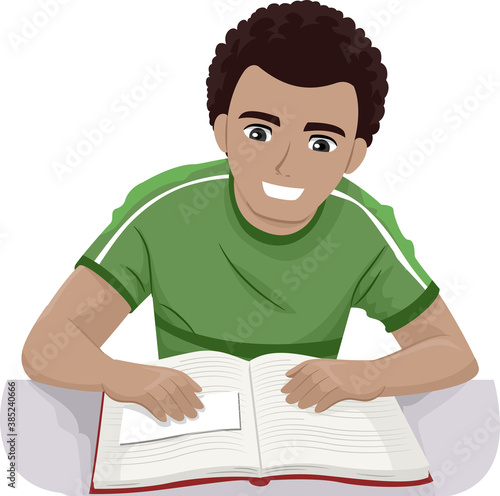 Teen Boy Speed Reading Tech...