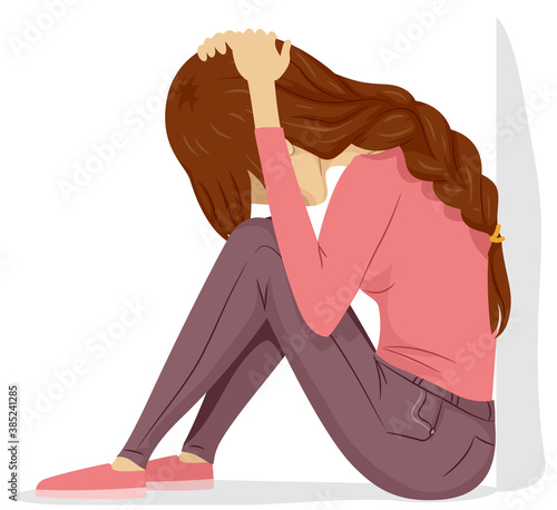 Teen Girl Tornado Drill Sit Cover Illustration
