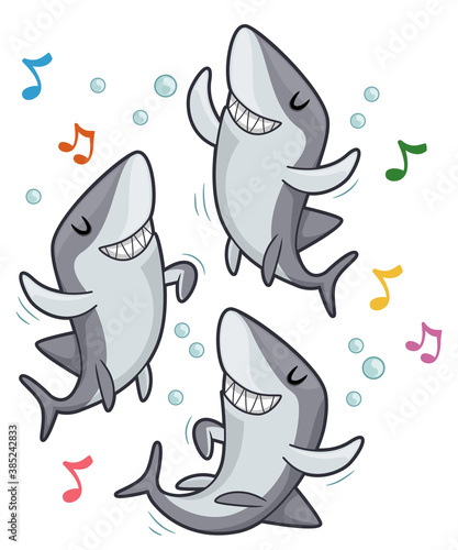 Sharks Dance Music Notes Il...